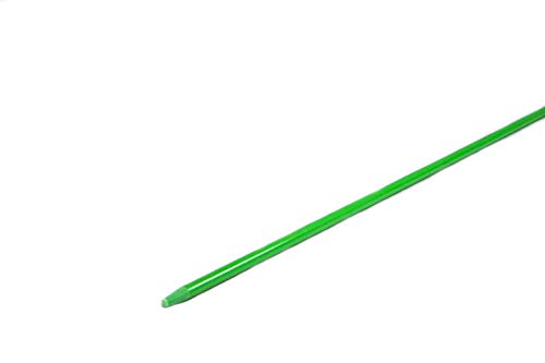 DISCOUNT SNOWSTAKES .COM 4ft Pro Snow Stakes Driveway Markers with Hy Viz Reflective Tape Green