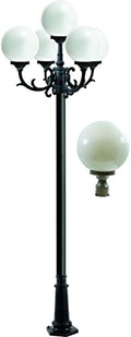 DABMAR LIGHTING Emily Post Light Fixture 5x16 Watt LED Bronze