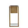 Global Views Escher Pedestal Planter Brass Multicolor