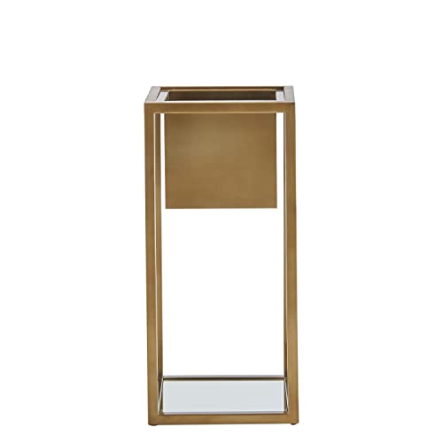 Global Views Escher Pedestal Planter Brass Multicolor