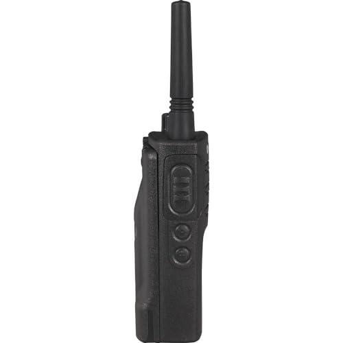 Motorola Solutions 4-Pack RMM2050 On-Site 2-Way Radio with HKLN4606 Remote Speaker Mic Bundle