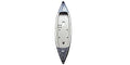 BKC IN13 Inflatable Pedal Kayak Single Pedal-Drive (Grey)