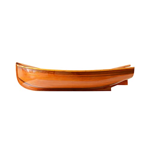 Old Modern Handicrafts Whitehall Dinghy Wooden Boat Display Only Brown