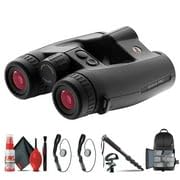Leica 8x32 Geovid Pro Rangefinder Binoculars with Tripod Adapter, Backpack, Monopod, Cleaning Kit & Cap Keeper