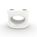 REZVANI FURNITURE STUDIO Tenjam Splash Series Amped Side Table for Pool Use (White Amped)