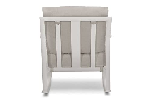 Winston Aspen Cushion Rocking Lounge Chair Coastal Mist