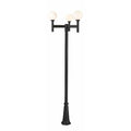 Z-Lite Laurent Outdoor Post Light 3-Light 180W Black