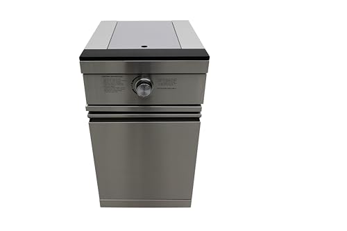 Luxuria Spas Flame Pro Series 6-Burner Six Piece Modular Kitchen Silver
