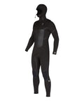 Billabong Mens 5/4mm Absolute Plus Chest Zip Hooded Fullsuit Wetsuits Black 23