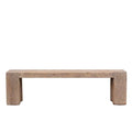 Artissance 65” Long Ravello Bench Weathered Natural Nature Wood