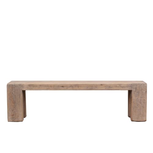 Artissance 65” Long Ravello Bench Weathered Natural Nature Wood