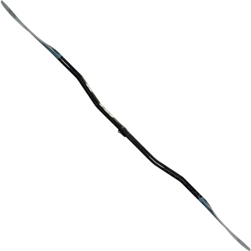 AQUA BOUND Fiberglass Versa-Lok Bent Shaft Kayak Paddle 2-Piece Blue 191-196 cm
