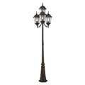 Livex Hamilton 4 Light Outdoor Post Fixture Bronze