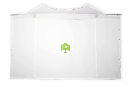 HomeCourse Golf ProScreen 180 Premier Indoor Golf Simulator Enclosure White