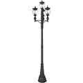 Z-Lite Davina 3 Light Outdoor Post Mounted Fixture Black