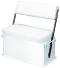 Todd Center Console Swingback Boat Chair White