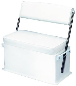 Todd Center Console Swingback Boat Chair White