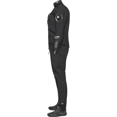 Bare Front Zip Trilam Tech Dry Men's Drysuit Black