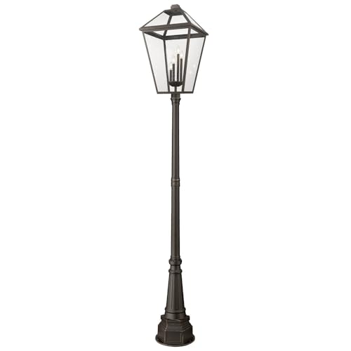 Z-Lite Talbot 4-Light Outdoor Post Fixture Oil Rubbed Bronze