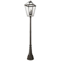 Z-Lite Talbot 4-Light Outdoor Post Fixture Oil Rubbed Bronze