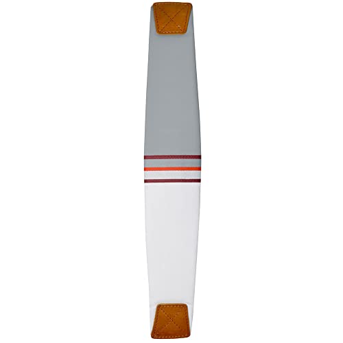 Sun Mountain Men's Mid-Stripe Single Strap Stand Bag '23 - White/Cadet/Brick