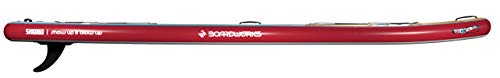 Boardworks SHUBU Raven Touring Inflatable Stand Up Paddleboard 12' 6" Red/Grey/White/Wood