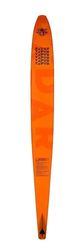 Radar Men's Graphite Vapor Water Ski 69.5" White/Orange Glow