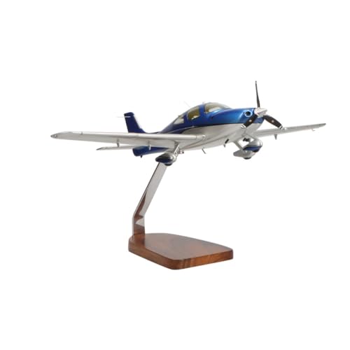 High Flying Models Cirrus SR22 Clear Canopy Large Mahogany Sculpture Multicolor