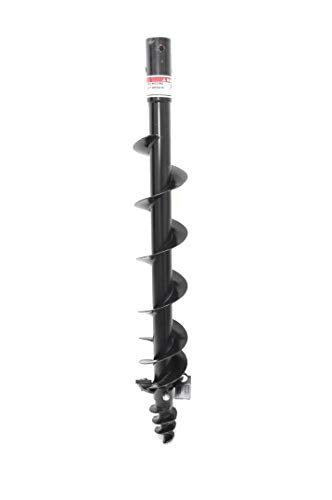 AGKNX ToolTuff Model 1000 Heavy Duty 3-Point Post Hole Digger with 6", 9", and 12" HD Auger Yellow