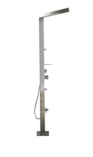 No Worries Products RENO 316 Marine Grade Stainless Steel Outdoor Shower Panel