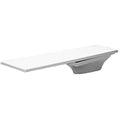 S.R. Smith Flyte-Deck II Stand with 8-Foot Diving Board Radiant White