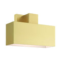 Livex Lynx 1 Light Outdoor ADA Wall Sconce Satin Brass