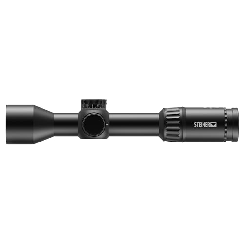 Steiner H6Xi Rifle Scope 30mm Tube 2-12x 42mm Illuminated STR-MIL Reticle Black