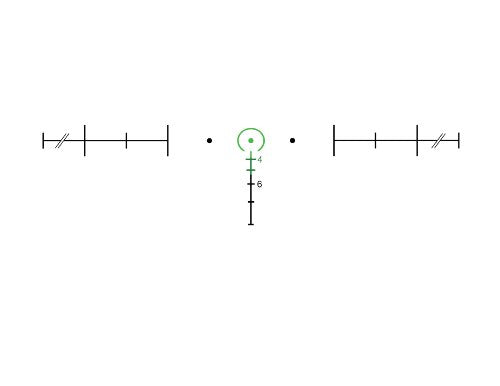 Trijicon ACOG 4 X 32 Scope Dual Illuminated Horseshoe Dot .223 Ballistic Reticle Green