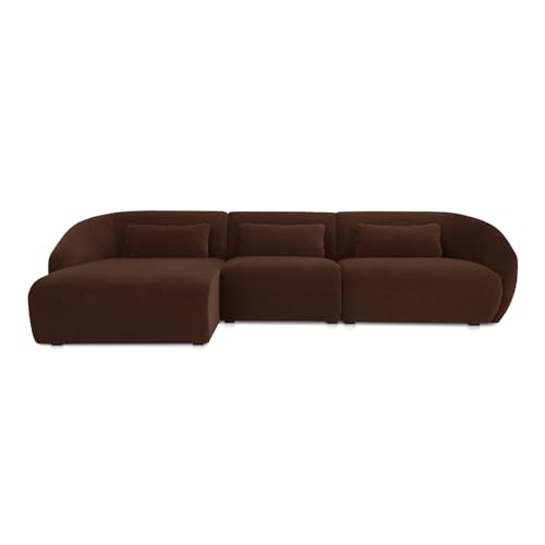 Moe's Home Collection Amelia Lounge Modular Left Sectional Chestnut