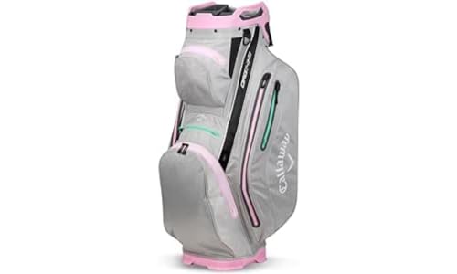 Callaway Golf ORG 14 HD Waterproof Cart Bag 2024 Grey Pink