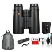 Leica 7x42 Ultravid HD-Plus Waterproof Binoculars Bundle with Backpack, Cleaning Kit & Flashlight