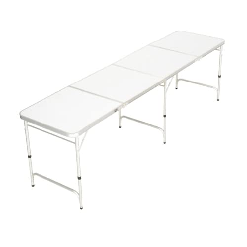 Uberpong Custom Drink Pong Table, Laminated Surface, Adjustable Legs, 2x8 Feet, Multicolor