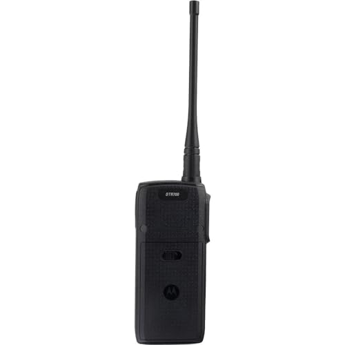 Motorola Solutions DTR700 Digital 2-Way Radio 50 Channels with Multi-Unit Charger & 6 Remote Speaker Mics Black