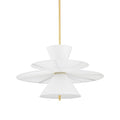 Hudson Valley Lighting Esperance 2 Light Pendant Brass 19" Tall x 30" Wide