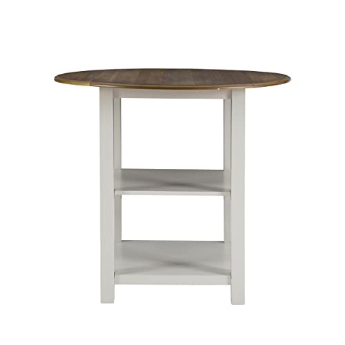 Powell Company Sita Three Piece Counter Dining Set Light Grey & Birch