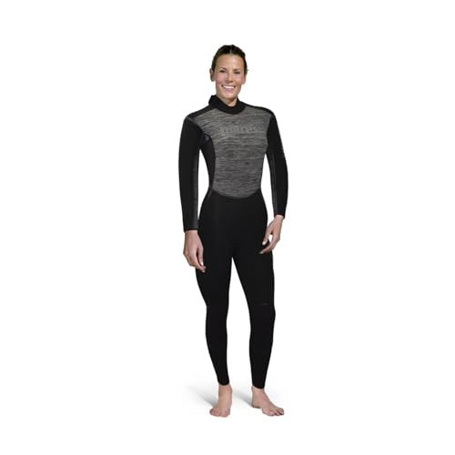 Mares Women's 7mm Graph-Flex Scuba Diving Wetsuit Black/Grey