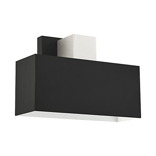 Livex Lynx 1 Light Outdoor ADA Wall Sconce Satin Brass
