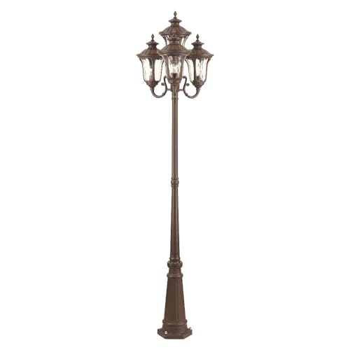 Livex Oxford 4 Light Outdoor Post Imperial Bronze