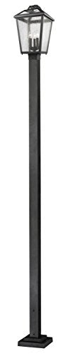 Z-Lite 3 Light Outdoor Post Light Oil-Rubbed Bronze