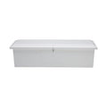 TaylorMade Stow 'N Go Waterproof Storage Box with Lockable Latch White