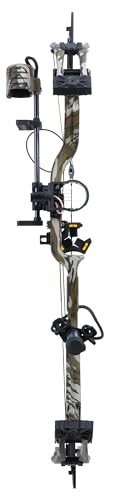 Bear Archery Gamekeeper Ready to Hunt Compound Bow Package 60 lb Draw Weight Right Hand Mossy Oak Bottomland
