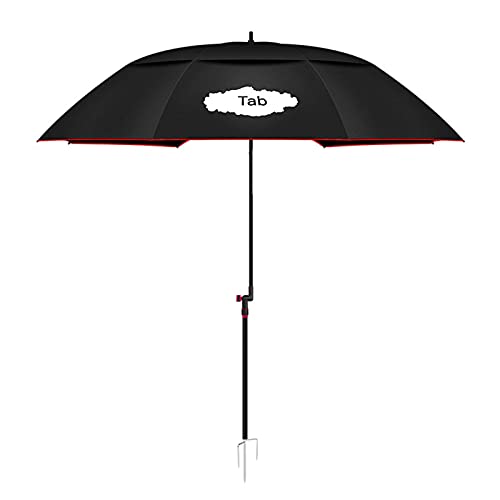 BEYSG Large Fishing Umbrella Parasol Black