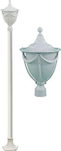 DABMAR LIGHTING GM4801-W Rachel Post Light Fixture 120 Volts White