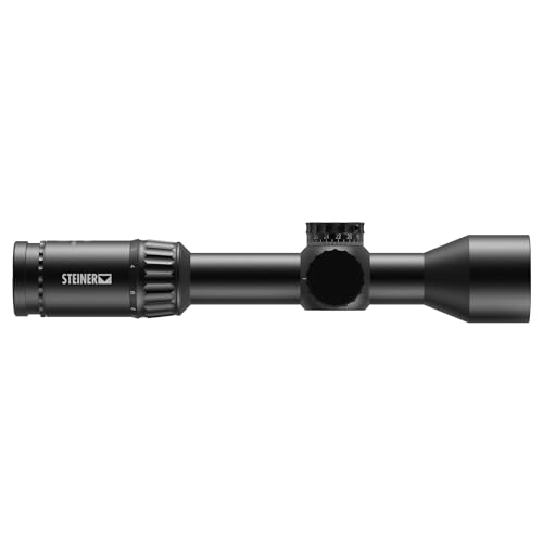 Steiner H6Xi Rifle Scope 30mm Tube 2-12x 42mm Illuminated STR-MIL Reticle Black